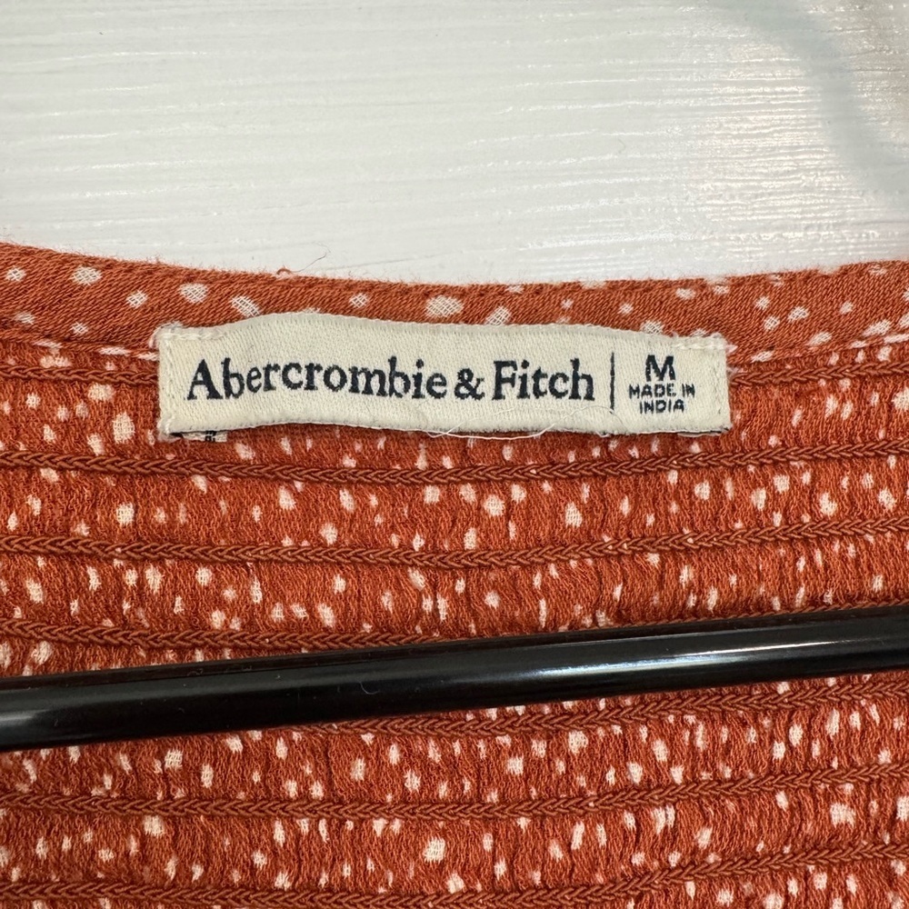 Abercrombie & Fitch Terracotta Dotted Blouse - Picture 3 of 3